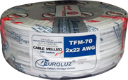 Cable mellizo #2x22 AWG